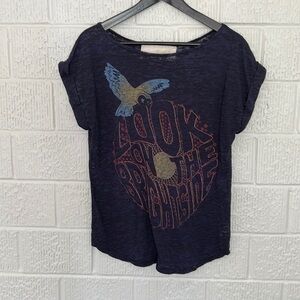 Public Library Graphic Tee - Look on The Brightside - size Medium